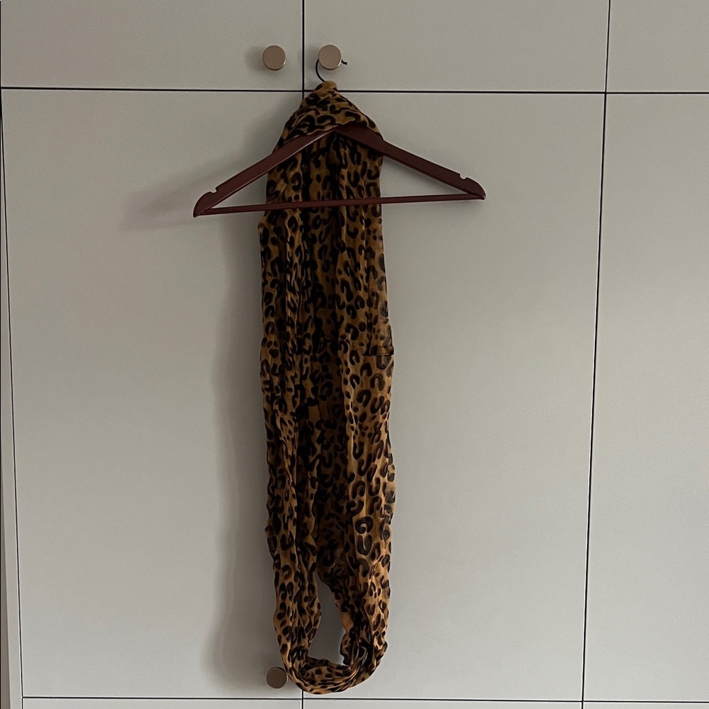 H&M Leopard Print Scarf - Brown and Black - Picture 2 of 4